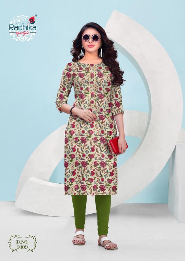 Radhika Traditional Vol 5 Casual Cotton Kurti Collection